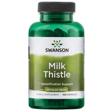 Swanson Ostropest plamisty FS Milk Thistle 500mg - suplement diety 100 szt.