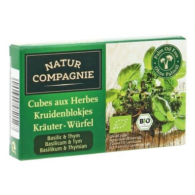 Natur Compagnie Bulion - kostki zioowe z bazyli i tymiankiem 80 g Bio