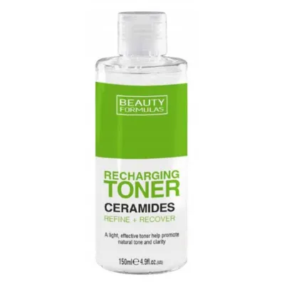 Beauty Formulas Recharging Toner tonik do twarzy z ceramidami 150 ml