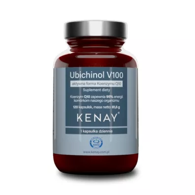 Kenay Ubichinol Koenzym Q10 V100 Suplement diety 120 kaps.