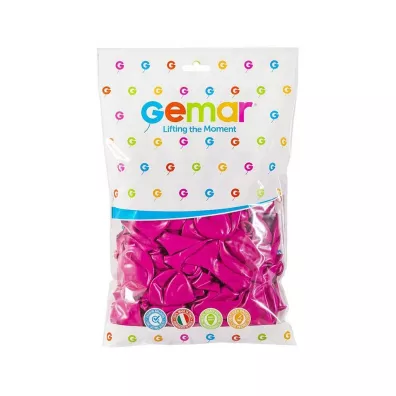 Gemar Balony pastelowe ciemnor�owe 100 szt.