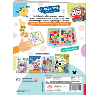 Disney Junior. Paluszkowe malowanki