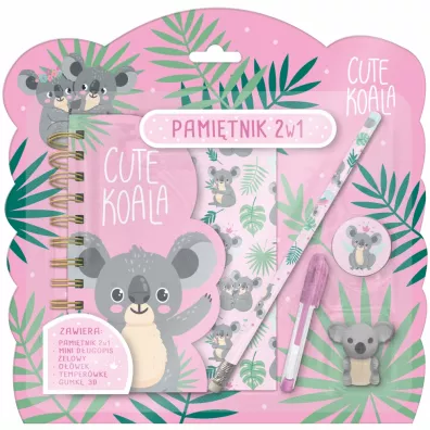 Kidea Pami�tnik z k��dk� 2w1 + przybory Koala 10