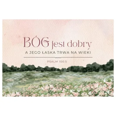 Karnet - B�g jest dobry - ��ka