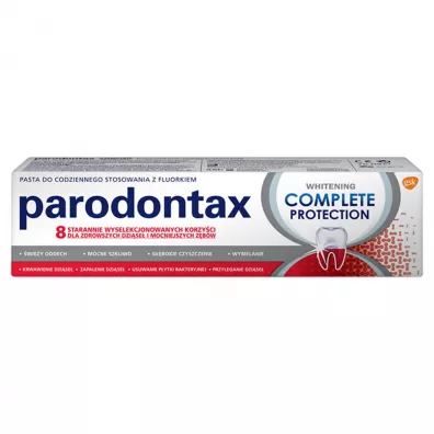 Parodontax Complete Protection Toothpaste pasta do zbw Whitening 75 ml