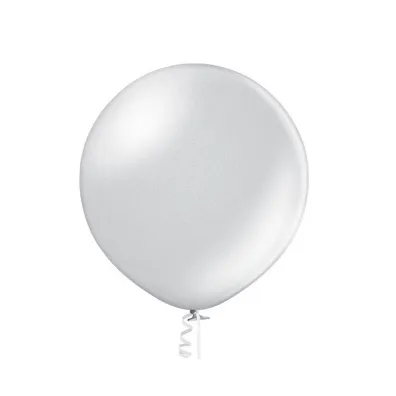 Godan Balony Beauty&Charm metalizowane srebrne 60cm