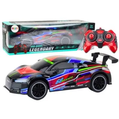 Auto sportowe RC 1:10 25km/h czarne LeanToys