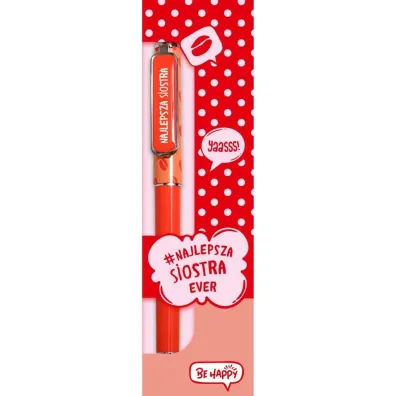 Be-Happy Gifts D�ugopis Pop Art - Najlepsza Siostra