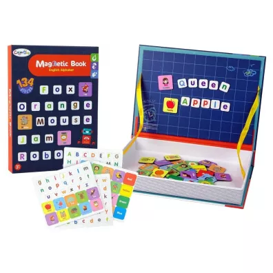 Magnetyczna ukadanka angielski alfabet Leantoys