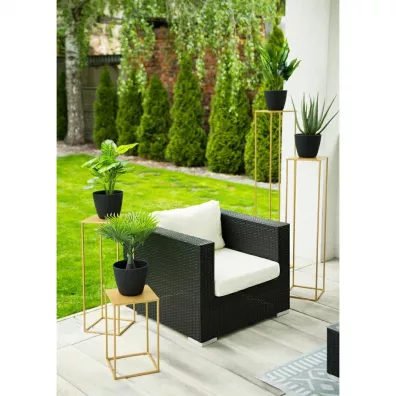 ProGarden Sztuczny Aloes w donicy 45 cm Zielony