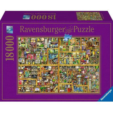 Puzzle 18000 el. Pka z ksikami Ravensburger