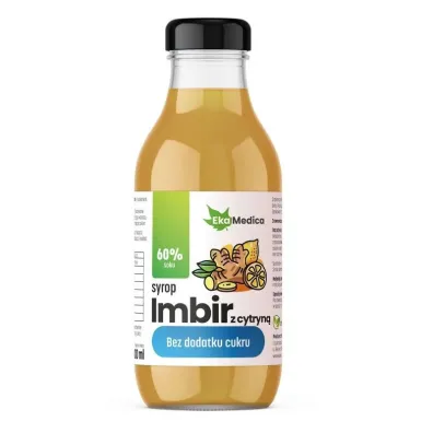 Ekamedica Syrop Imbir z cytryn� bez dodatku cukru 300 ml