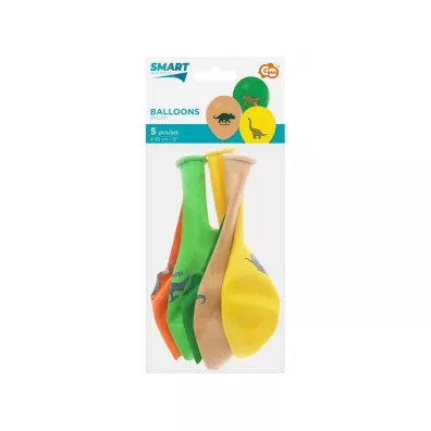 Godan Balony dinozaury 5 szt.
