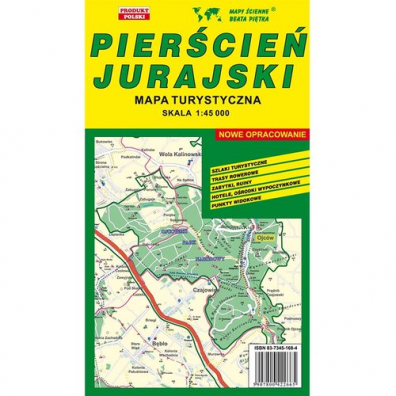 Pierścień Jurajski 1:45 000 mapa turystyczna