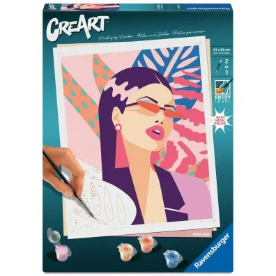 Ravensburger CreArt Neon Pink Lady