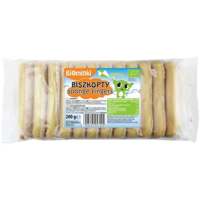 Biominki Biszkopty 200 g Bio