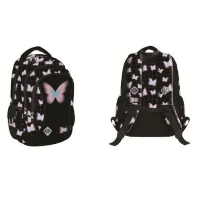 St. Majewski Plecak 3-komorowy Pastel Butterfly