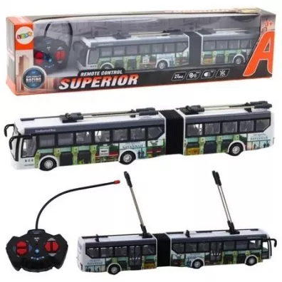Trolejbus miejski RC ze wiatem Leantoys