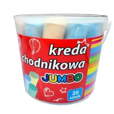Schemat Kreda chodnikowa Jumbo 20 szt.