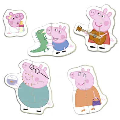 Puzzle Baby 5w1 �winka Peppa 113783 Educa