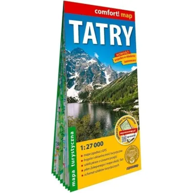 Tatry laminowana mapa turystyczna 1:27 000
