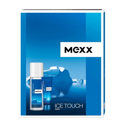 Mexx Zestaw dla mczyzn Ice Touch Man dezodorant w naturalnym sprayu + el pod prysznic 75 ml + 50 ml
