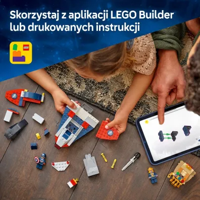 LEGO Marvel Kapitan Ameryka kontra Thanos 76319
