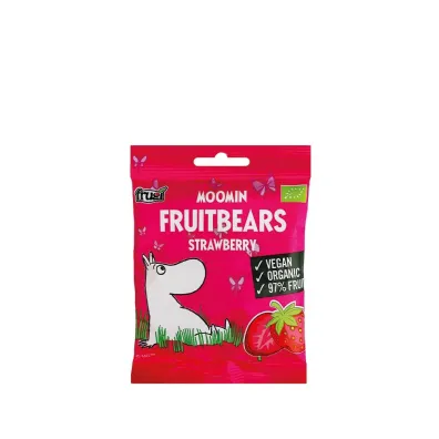 Moomin �elki owocowe, Truskawka 40 g Bio