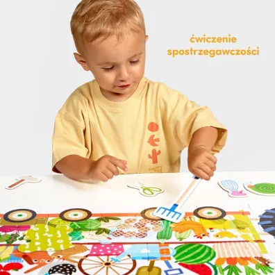 Moto puzzle Traktor dla dzieci 2  3 Bright Junior Media
