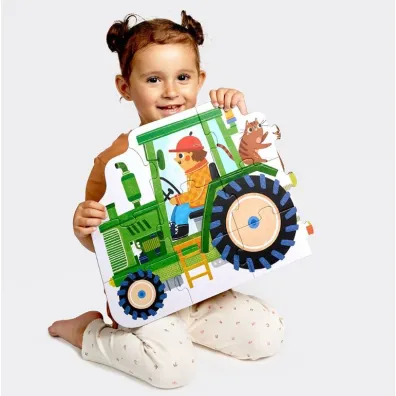 Moto puzzle Traktor dla dzieci 2  3 Bright Junior Media