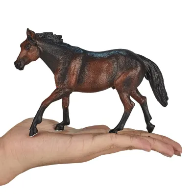 Figurka Ko� Quarter Horse gniady przydymiony