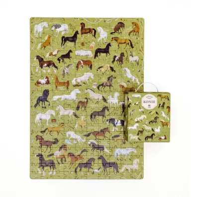 Puzzle 200 el. Puzzlove CzuCzu. Konie Bright Junior Media