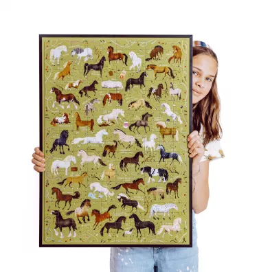 Puzzle 200 el. Puzzlove CzuCzu. Konie Bright Junior Media