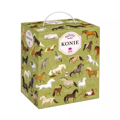 Puzzle 200 el. Puzzlove CzuCzu. Konie Bright Junior Media