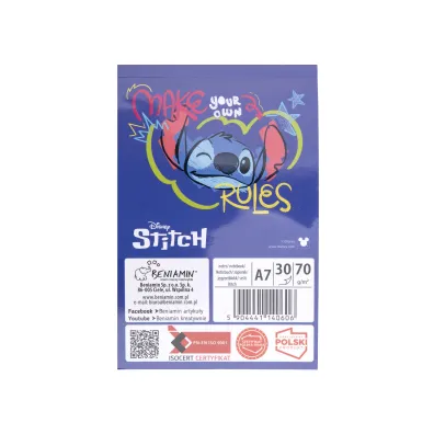 Notes A7 z poddrukiem Stitch 30 kartek