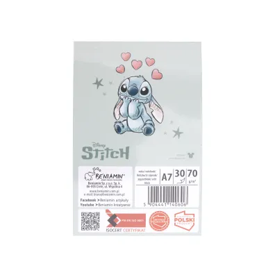 Notes A7 z poddrukiem Stitch 30 kartek