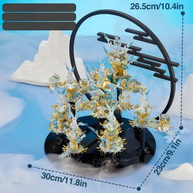 Puzzle Metalowe Model 3D Pa�ac Jadeitowego Basenu piececool