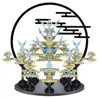 Puzzle Metalowe Model 3D Pa�ac Jadeitowego Basenu piececool