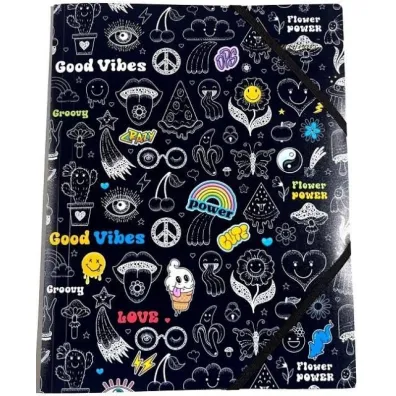 Fresh Teczka A4+ plastikowa z gumk� Good Vibes
