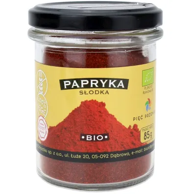 Pi�� Przemian Papryka s�odka mielona bezglutenowa 85 g Bio
