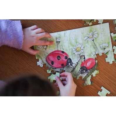 Puzzle 60 el. Biedronki Mama Maluje