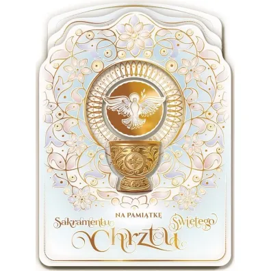 AbCard Kartka z okazji Chrztu XL11