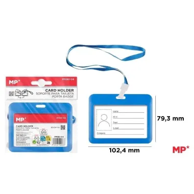 Mp Main Paper Etui na identyfikator niebieskie