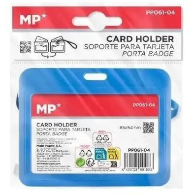 Mp Main Paper Etui na identyfikator niebieskie