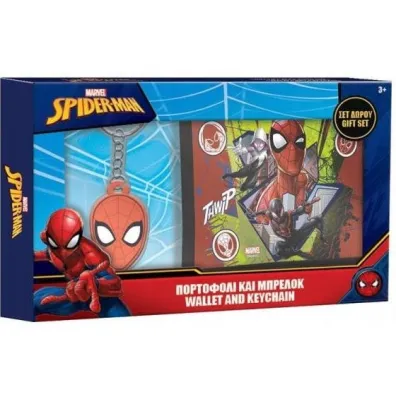 Marvel - komiksy, zabawki, gad�ety DIAKAKIS portfel z breloczkiem Spiderman 54299