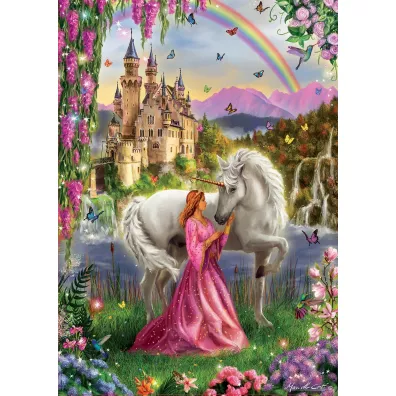 Puzzle 500 el. Wrka i jednoroec Educa