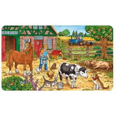 Puzzle 15 el. �ycie na farmie Ravensburger