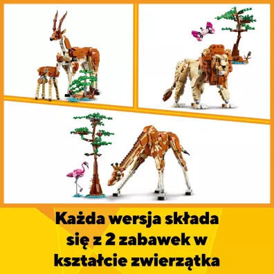 LEGO Creator Dzikie zwierz�ta z safari 31150