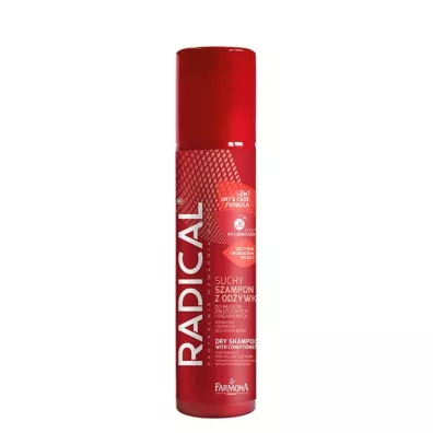 Radical Farmona Dry Shampoo suchy szampon z od�ywk� do w�os�w zniszczonych i os�abionych 180 ml