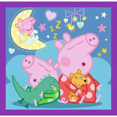 Puzzle 3w1 Zwyczaje �winki Peppy Trefl